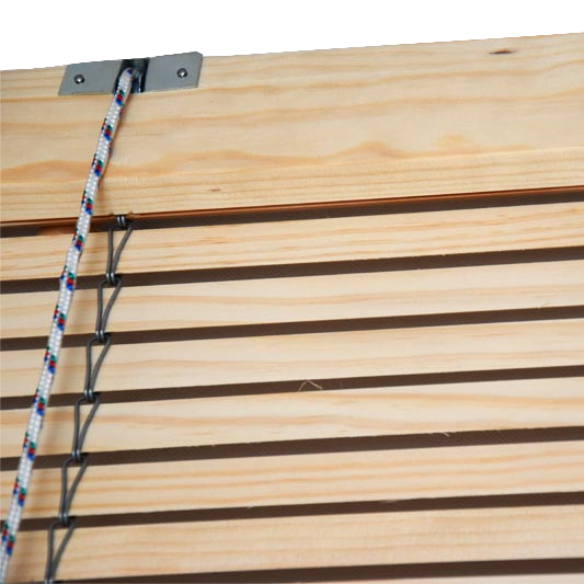 Wooden Pergola Blind - Natural