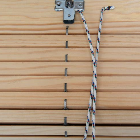 Wooden Pergola Blind - Natural
