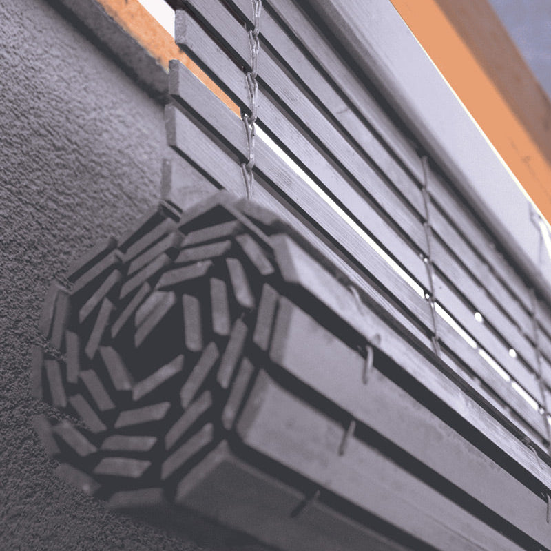 Wooden Pergola Blind - Gray