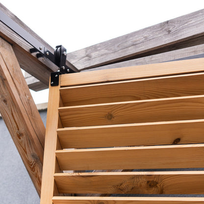 Track System for Sliding Privacy Screens