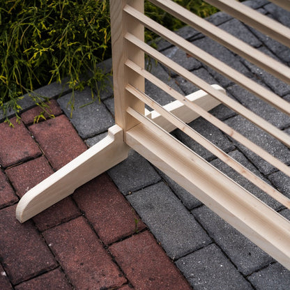 Freestanding Outdoor Privacy Screen Gen. 2 - Natural wood