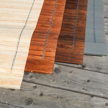 Wooden Pergola Blind - Cherry